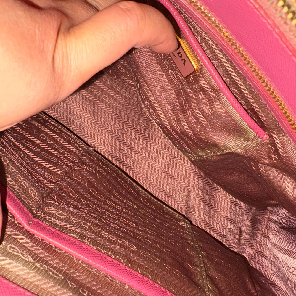 Prada Fuchsia Leather Satchel - Picture 4 of 13
